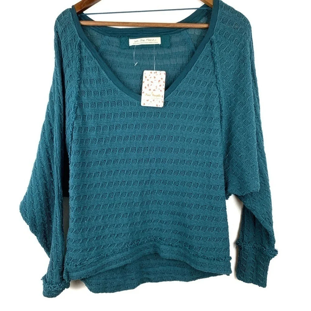 NWT We the Free by Free People Thien Hacci loose knit sweater, size XS